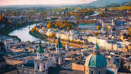 Salzburg panorama stadstour met koffie en cake